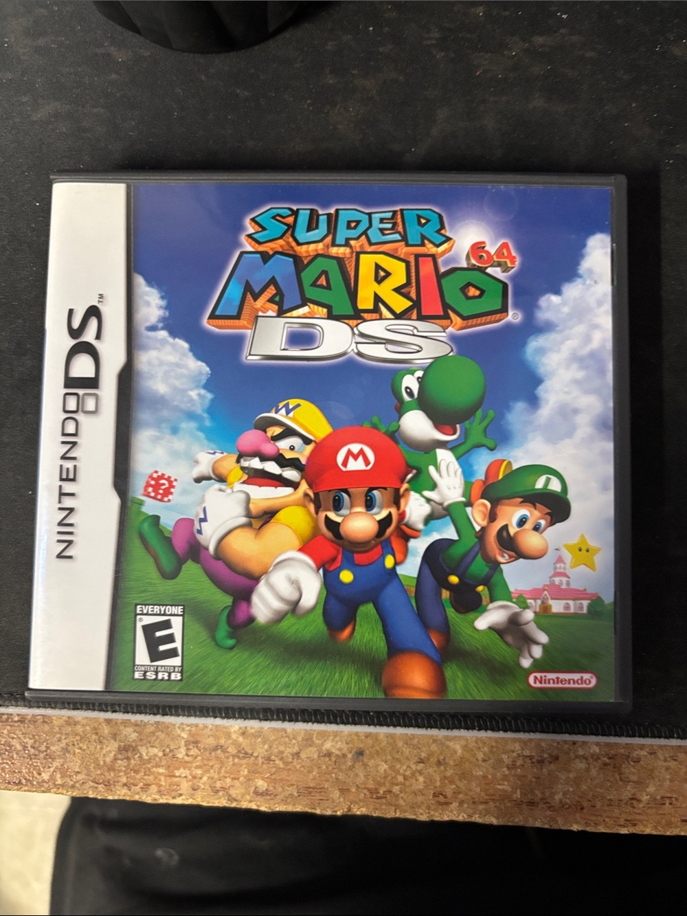 Nintendo Super Mario 64 DS – Blue Cover Art